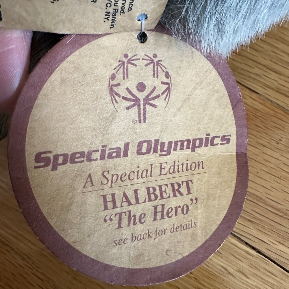 Dakin Artist Collection Lou Rankin Special Olympics 2000 Halbert The Hero Bear - Picture 10 of 15